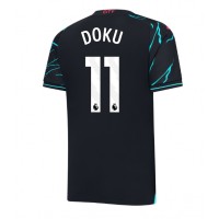 Manchester City Jeremy Doku #11 3rd trikot 2023-24 Kurzarm